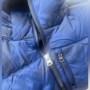 RalphLauren POLO boys Navy •  digital camo DOWN jacket - zip pockets - M 10-12 -